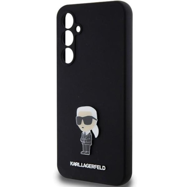 Karl Lagerfeld Galaxy S23 FE -puhelinkuori Silikoni Ikonik Metal Pin