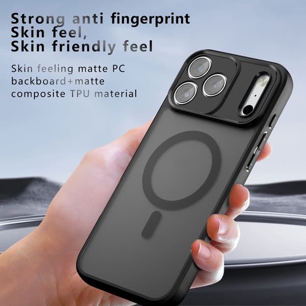 Mobilskal till iPhone 17 Pro Max MagSafe TPU+PC Matte - Svart Svart