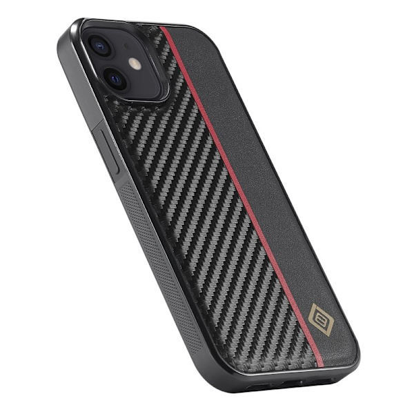 LC.IMEEKE iPhone 12 mini Plånboksfodral Konstläder - Svart
