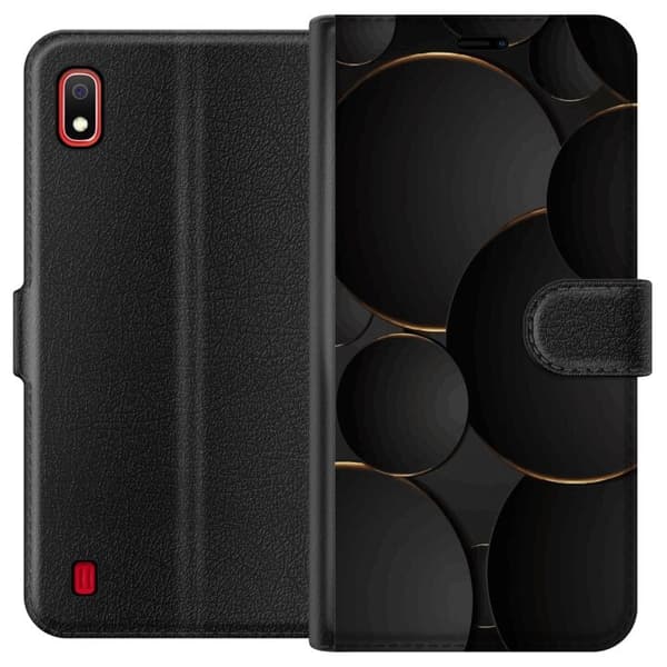 Pung Taske til Samsung Galaxy A10 med Luksus Cirkler