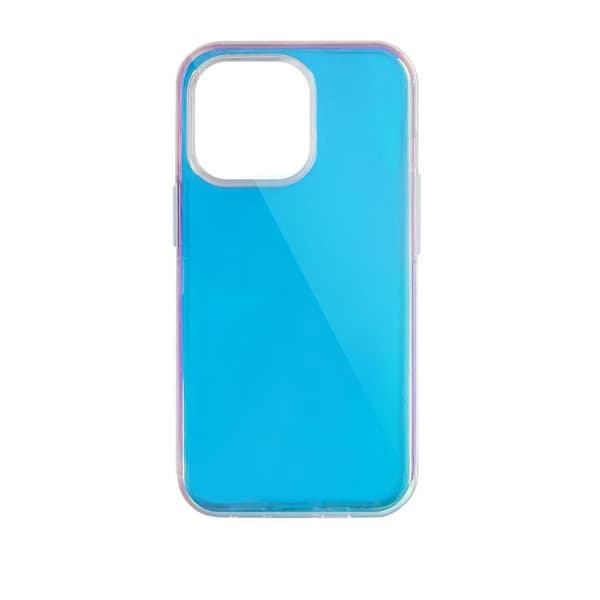 iPhone 13 Pro Skal Aurora Neon Gel - Blå Blå