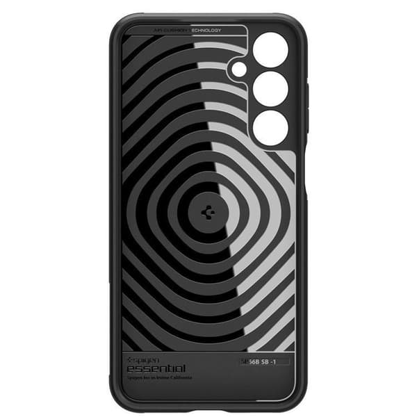 Spigen telefontaske til Galaxy M35 5G Essential Sandblast - Matt Sort Svart