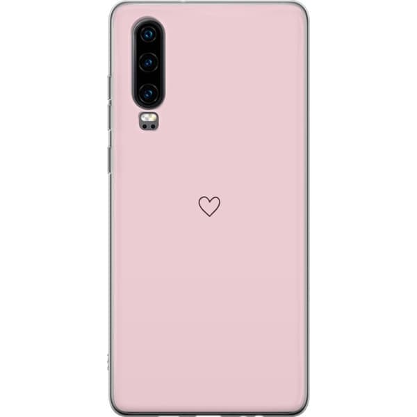 Mobilcover til Huawei P30 med Lille Hjerte