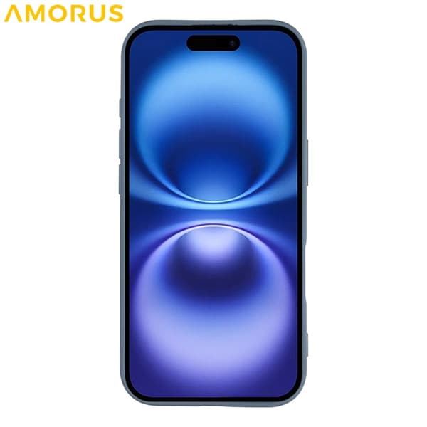 AMORUS Mobilskal till iPhone 17 Precise Cutouts TPU Fiber - Lavendelgrå Grå