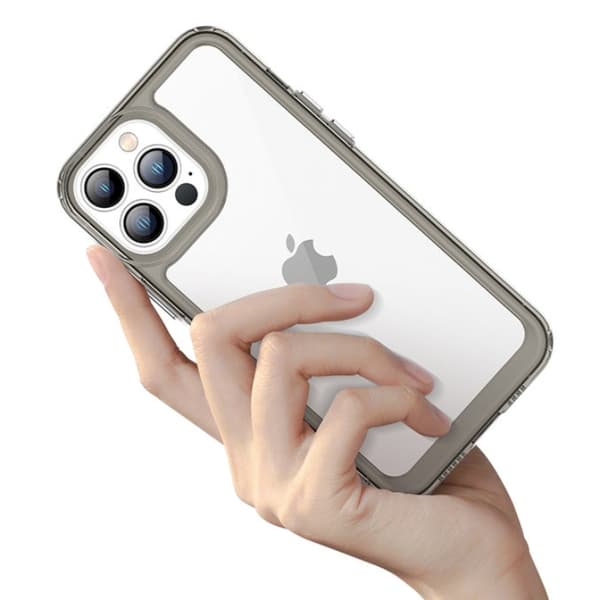 Mobilskal till iPhone 12 Pro Max Outer Space Gel Frame - Röd Röd