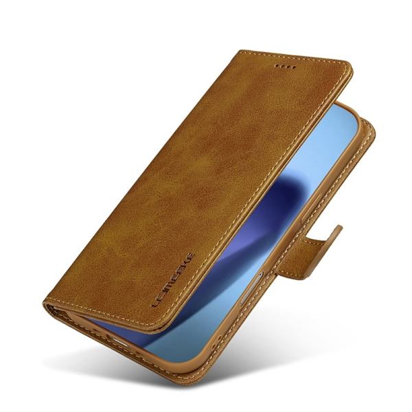 LC.IMEEKE iPhone Air Plånboksfodral Konstläder - Ställfunktion - Gul
