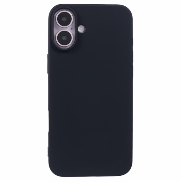 X-LEVEL Mobilskal till iPhone 16 Plus Smooth Soft TPU - Svart
