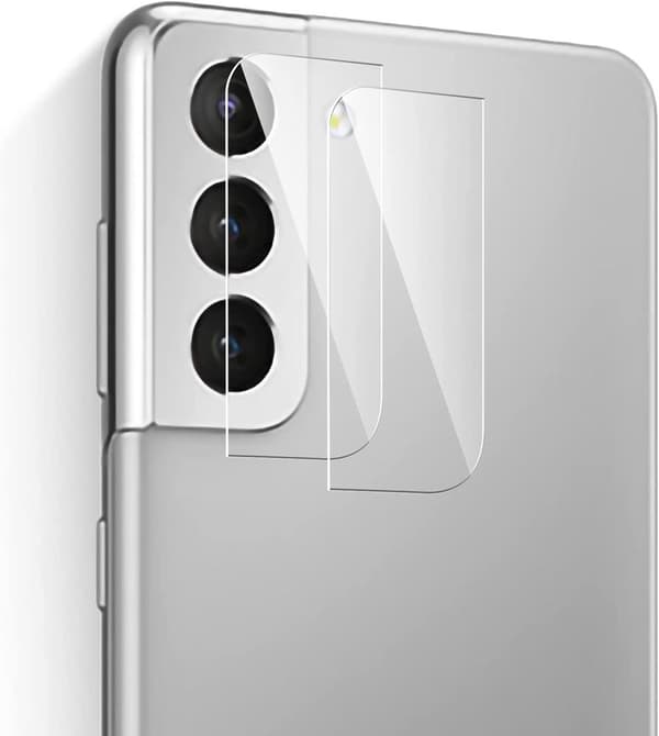 [2-PACK] Hærdet glas kameralinsedæksel til Samsung Galaxy S22 Plus Transparent