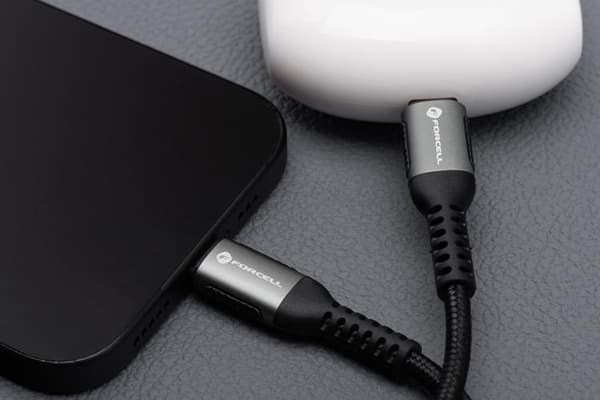 Forcell USB-C till USB-C kabel 240W 3m QC4.0 PD 5A Cafule - Svart Black