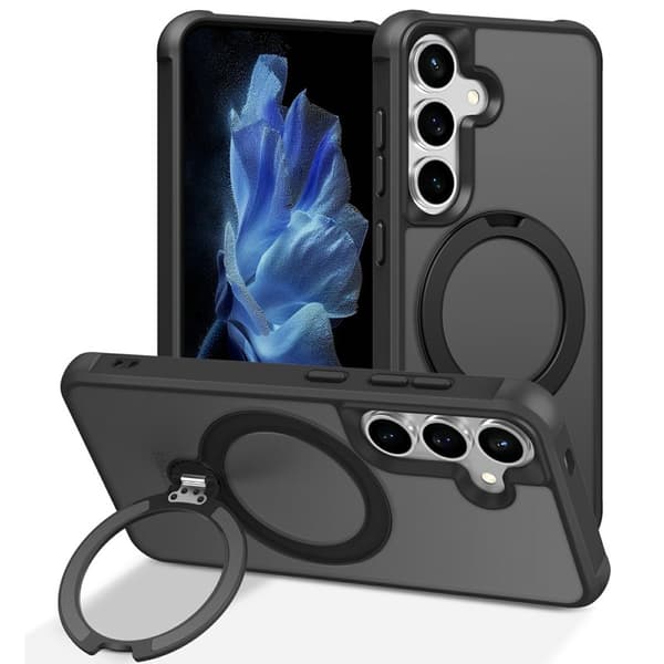 Mobilskal för Samsung Galaxy S26 Plus Magnetiskt Kickstand TPU - Svart