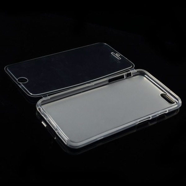 Flexiskal + Front Flap Case till Apple iPhone 6(S) Plus - Transparent Transparent