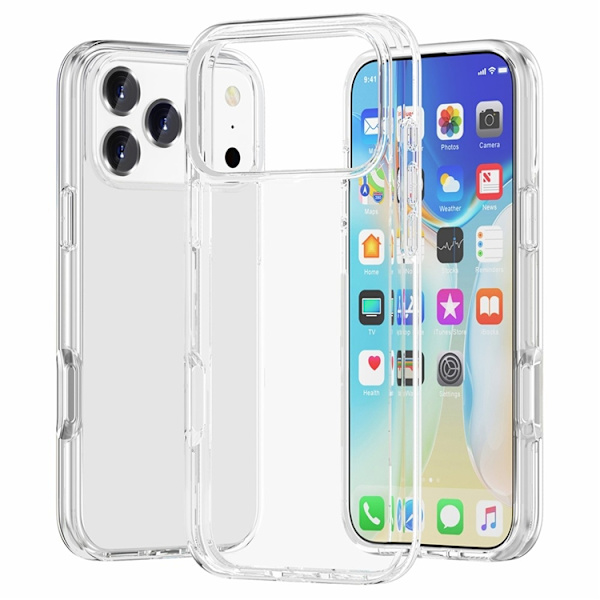 AMORUS Mobilskal till iPhone 17 Pro Shockproof - ClearVit Transparent