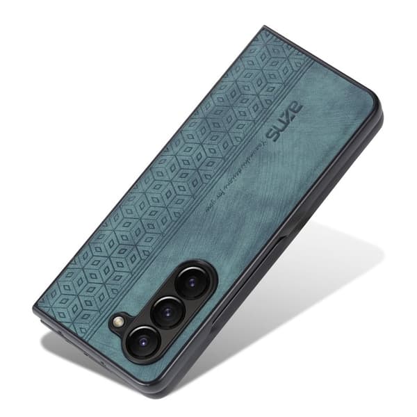 AZNS Samsung Galaxy Z Fold5 Plånboksfodral Konstläder - Grön