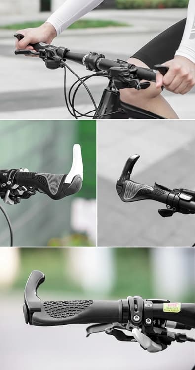 Rockbros Cykelhållarset med horn - Vit Vit