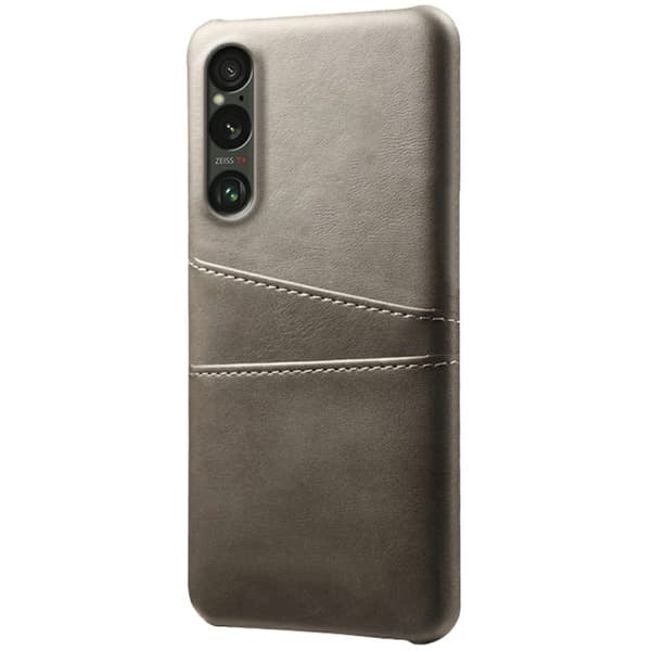Mobilskal till Sony Xperia 1 VII med Dual Kortfack - Grå Grå