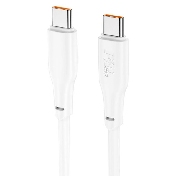 Hoco USB-C till USB-C 100W 1m 3A Kabel X93 - Vit Vit