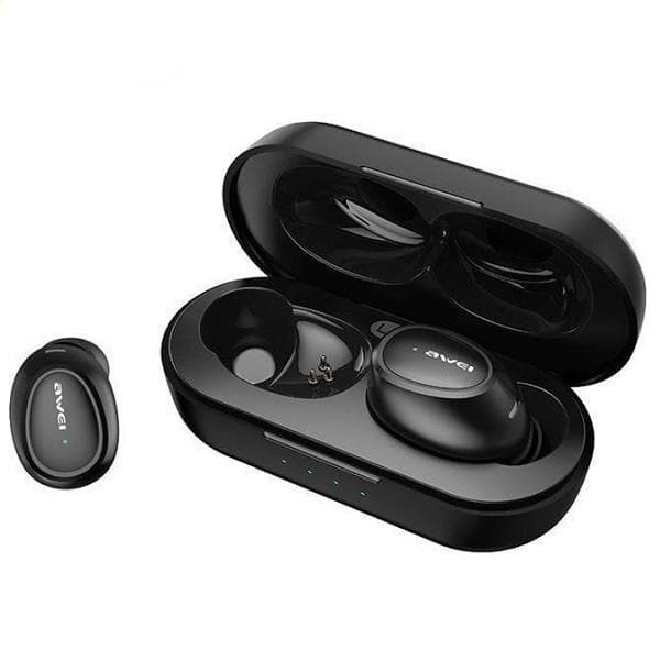 Awei TWS Bluetooth In-Ear Hörlurar T16 - Svart Black