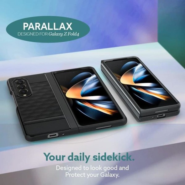 Caseology Galaxy Z Fold 5 Mobile Cover Parallax - musta