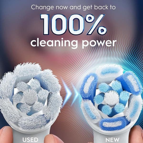 Oral B Borsthuvud iO Ultimate Clean 3st - Vit Vit