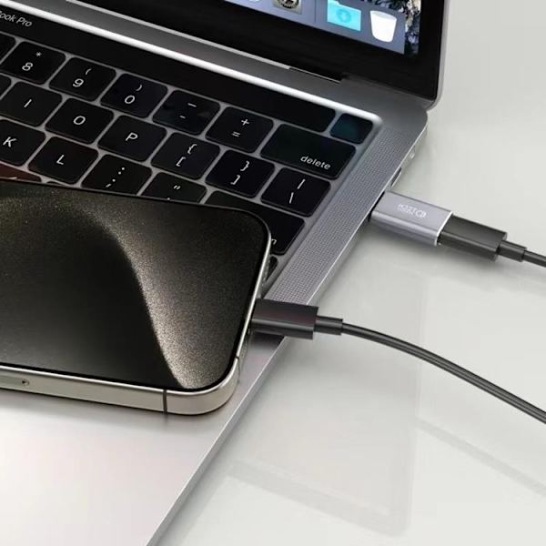 Tech-Protect USB-C til Lightning Adapter Ultraboost - Grå Grå