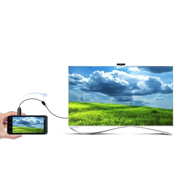 Ugreen Adapter HDMI Till Micro HDMI Kabel 20cm - Svart