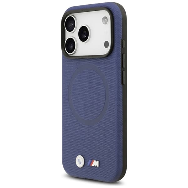 BMW telefontaske til iPhone 17 Pro Magsafe FW Metal - Navy Blå