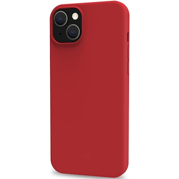 Celly iPhone 15 Mobilskal Cromo Soft Rubber - Röd