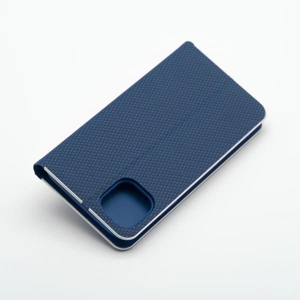 iPhone 16 Plånboksfodral Luna Carbon - Blå Blå