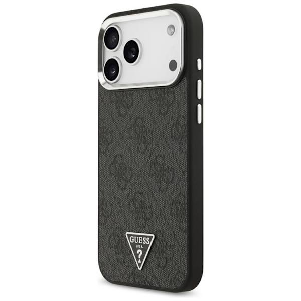 Guess Mobilskal till iPhone 17 Pro Max MagSafe 4G Triangle Logo - Silver Silver