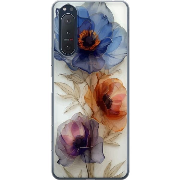 Mobilskal till Sony Xperia 5 II med Silkesblommor