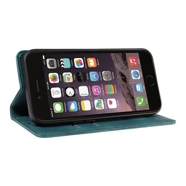 BETOPNICE 003 iPhone 6 Plus/7 Plus/8 Plus Plånboksfodral TPU+PU - Grön