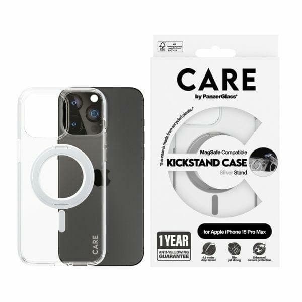 CARE PanzerGlass telefontaske til iPhone 15 Pro Max MagSafe Kickstand