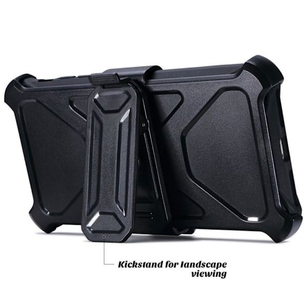2-in-1 iPhone 8 Plus / 7 Plus mobilskal med bältesfodral - Vit Vit