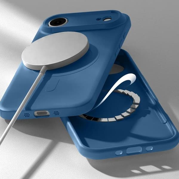 Mercury telefontaske til iPhone Air MagSafe Semi-silikone - Sten Grå