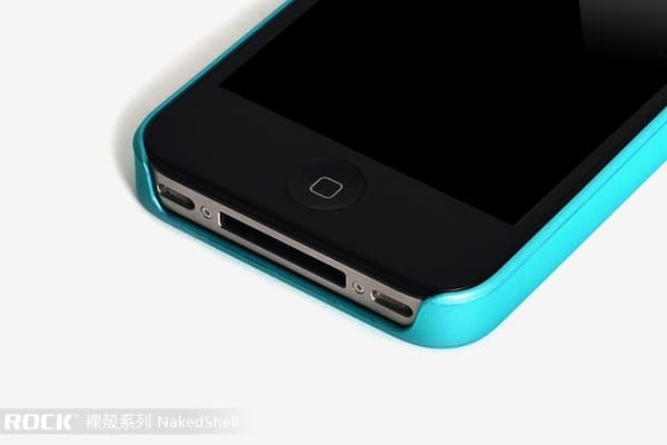 Rock NakedShell cover til iPhone 4 og 4S (vinrød) Red