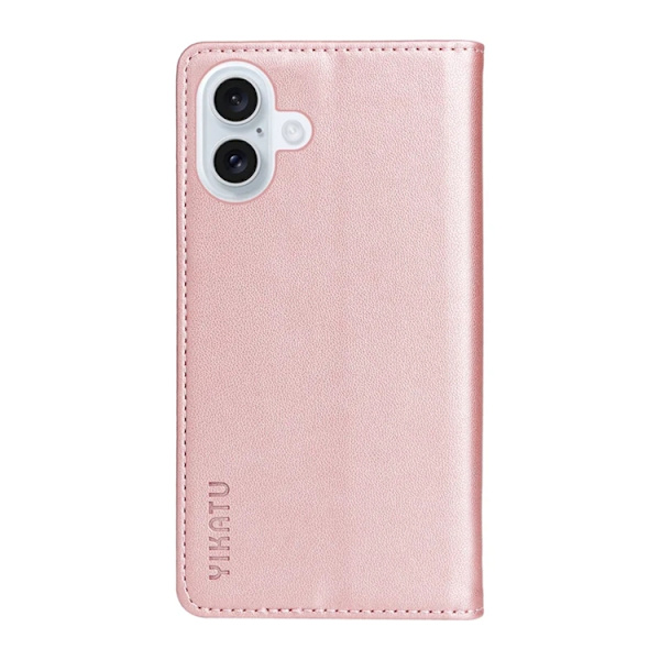 Yikatu iPhone 17 Plånboksfodral Closure - Rosa Guld Roséguld