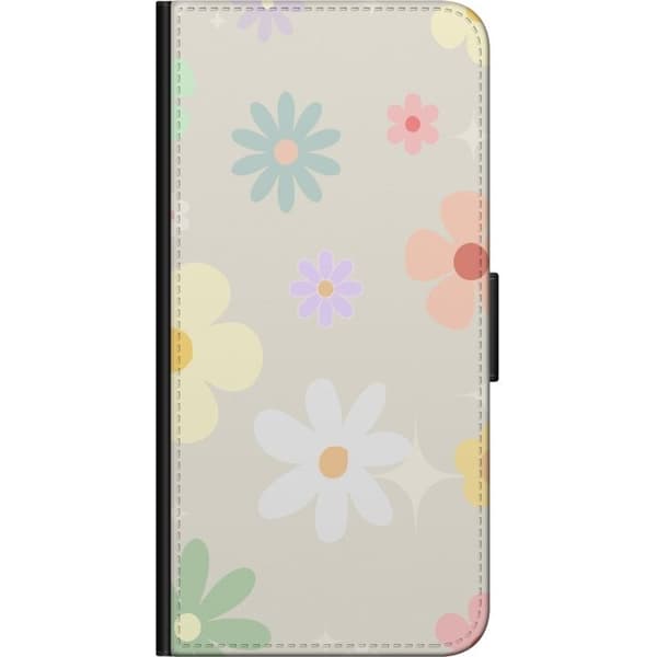 Plånboksfodral till Samsung Galaxy A20s med fejdande blommor