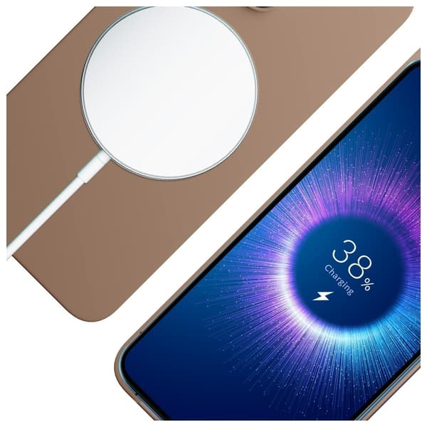 3MK Telefontaske til iPhone 15 Pro Max MagSafe Silicone Hardy - Brun