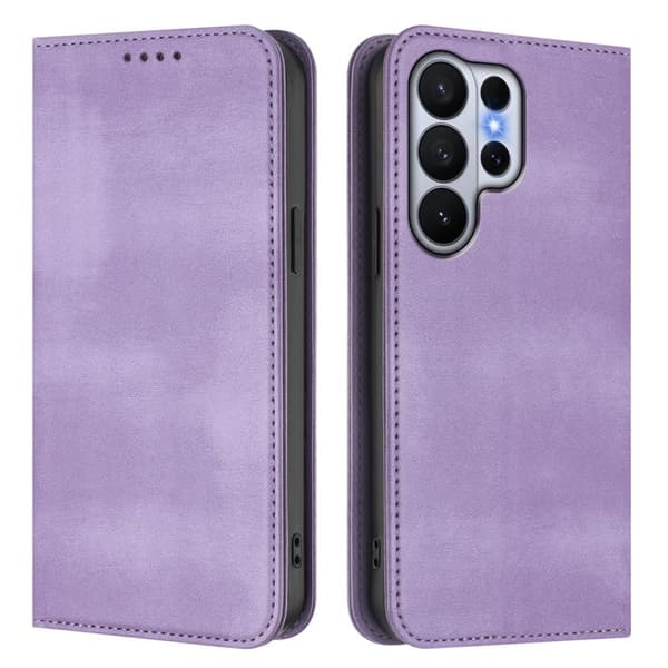 Samsung Galaxy S26 Ultra Plånboksfodral Konstläder RFID Skydd - Lila