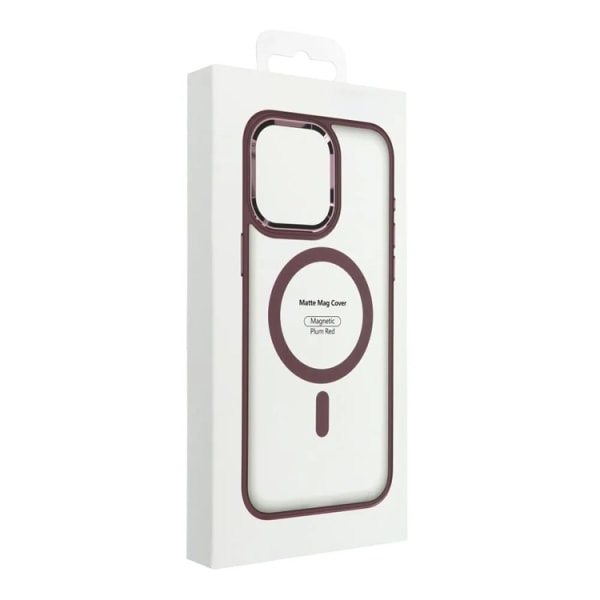 iPhone 13 Pro Max matkapuhelimen kansi Magsafe Matta - punainen