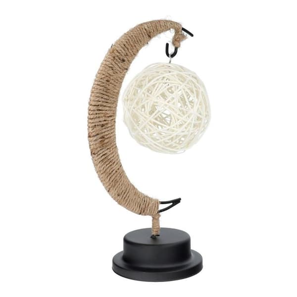 Bordlampe Ved Sengen Twirl Art Deco (Model 1) EID Brun