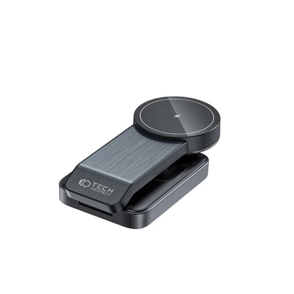 Tech-Protect 3in1 Magsafe Trådløs Oplader iPhone/Apple Watch/Air Svart