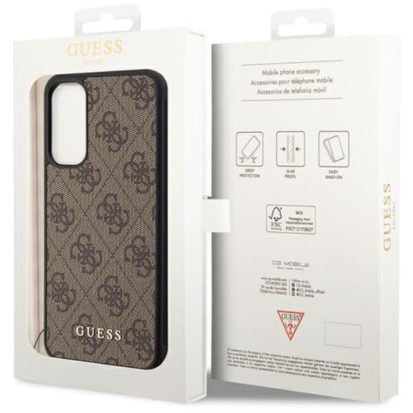 Guess Mobilskal till Galaxy A34 5G Charms Collection - Brun