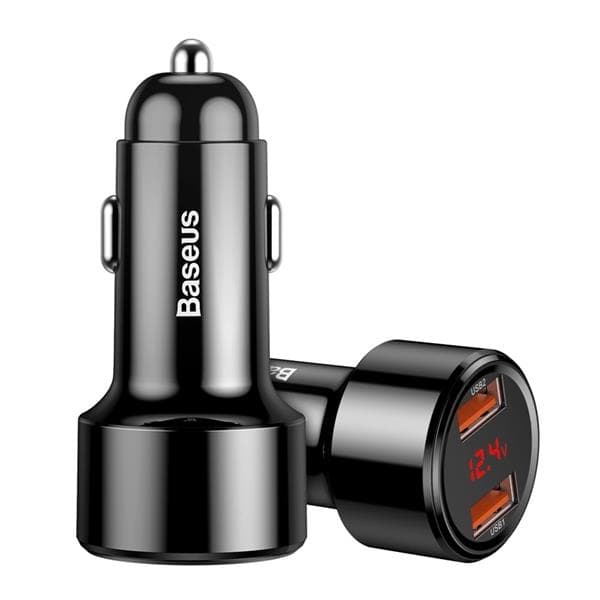 Baseus Magic Series Dual QC Billaddare 2x USB - Svart Svart