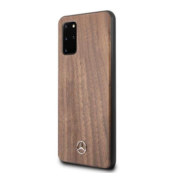 Mercedes Case S20 + G985 Cover Wood Line Walnut Brown Brown