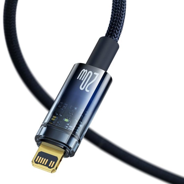 Baseus Explorer USB Type-C til Lightning-kabel 20W 2m - Blå