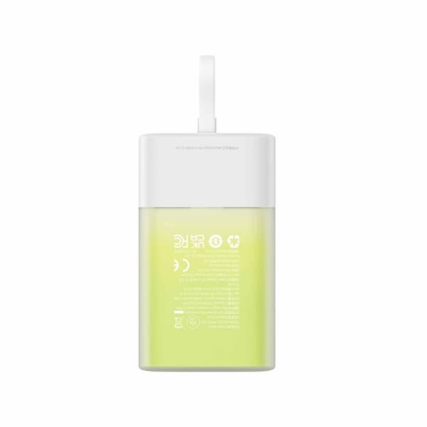 Baseus Powerbank 5200mAh Popsicle 20W - Vit/Grön Grön