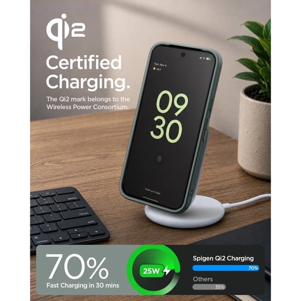Spigen Mobilskal För Google Pixel 11 Pro XL Magsafe Liquid Air - Abyss Grön