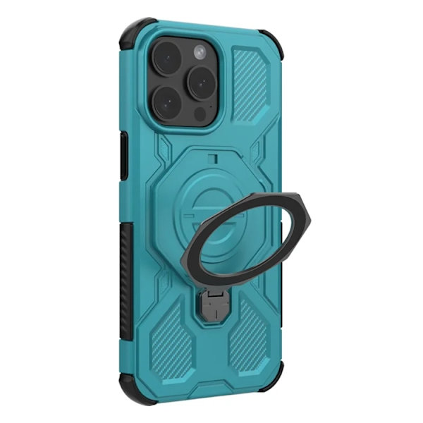Mobilskal till iPhone 15 Pro Max Plast Shockproof - Blå Blå