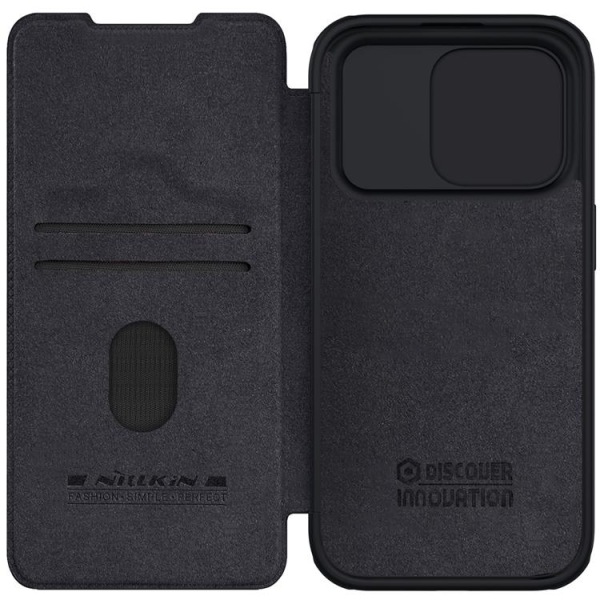 Nillkin iPhone 15 Pro Pung Taske Qin Pro Læder - Sort